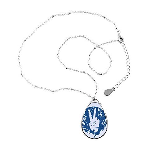 Illustration créative de paix en collier pendentif pour un cadeau d'anniversaire