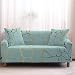 Sofabezug Sofa Überwürfe Mit Armlehnen, Chickwin 1/2/3/4 Sitzer Marmor Drucken Elastisch Polyester Weich Stretch Abwaschbar Couch Sofaüberwurf (Blau,1 Sitzer)