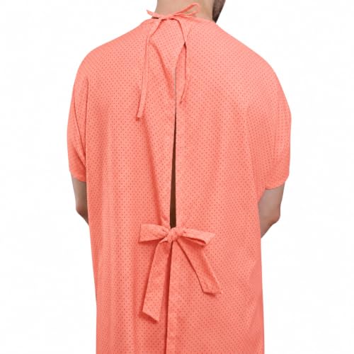 Image of UNIFORM CRAFT Unisex Patient Gown | Comfortable Patient Wear for Men and Women Made of Light Weight Spun