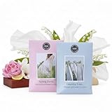 2er Set Duftsäckchen Frühling, Spring Dress & Laundry Line, frischer Frühlingsduft, mit blumigen & sauberen Noten für Kleiderschrank Bad und Wohnraum, Raumduft für eine leichte frische Atmosphäre