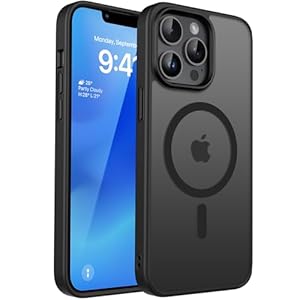 CACOE für iPhone 13 Pro Hülle Kameraschutzend, Kompatibel mit MagSafe, Stoßfest Kratzfest Magnetisch Rückseite Handyhülle für iPhone 13 Pro Case Transluzente