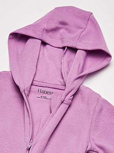 Hanes Baby Girls Ultimate Zippin Knit Hoodie Hooded Sweatshirt, Purple, 12-18 Months Us #TOP1