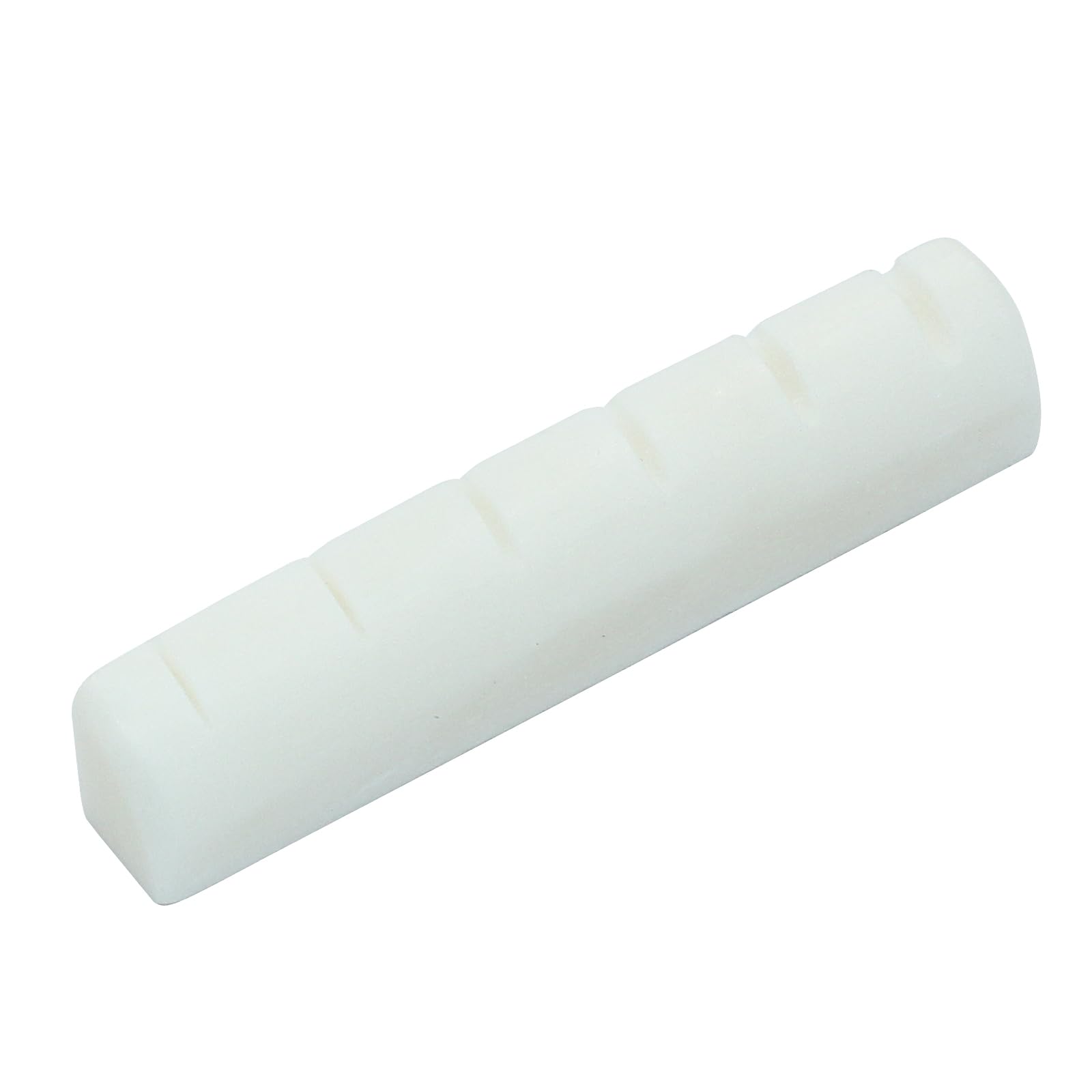 Hordion 42mm Guitar Bone Nut, 6 String Electric Guitar Nut Flat Bottom Pre-Slotted for Strat Tele Guitar (43 X 6 X 9mm 1 pack)
