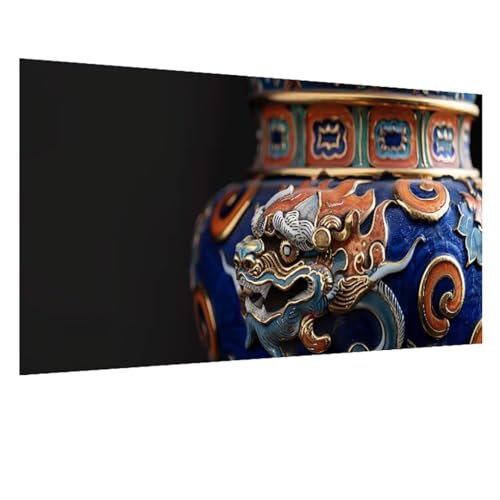 Peinture diamant porcelaine 5D relief une œuvre d'art en cristal chez vous