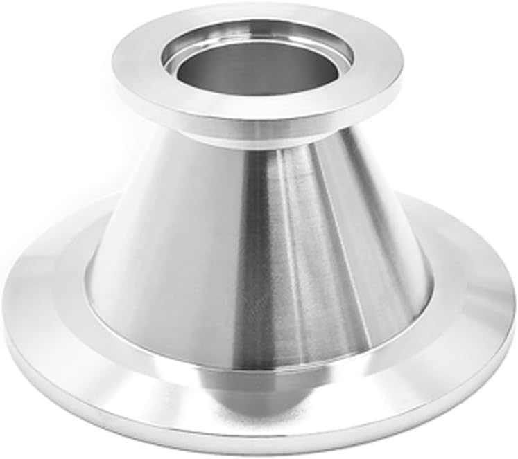 Vacuum Conical Reducer KF-25 to KF-50 (NW-25 to NW-50), Vacuum Fitting, 304 Stainless Steel, Flange Adapter (KF50-KF25)