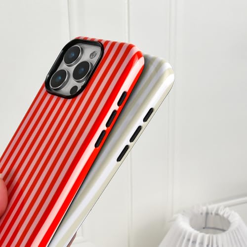 Coque iPhone 16 Pro rigide antichoc rose rouge en TPU et PC
