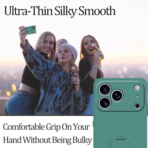 Coque iPhone 17 Pro silicone évite les chutes avec sa dragonne et support - 2