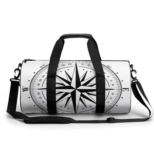 Sac de voyage 45cm Boussole Noire pour simplifier vos week-ends et le sport