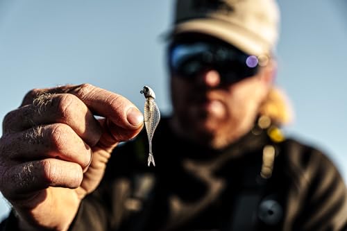 6th Sense Clobber Minnow 2" Soft Plastic Lure – Bluegill & Shad Forage Imitation, Forward-Facing Sonar Efficiency, Ideal for Crappie, Largemouth, Smallmouth - Thumbnail 4