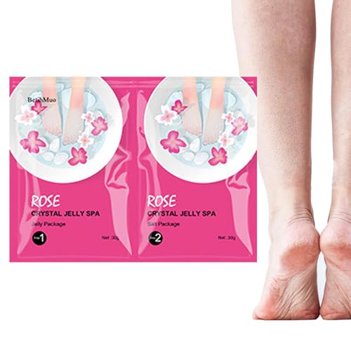 Pédicure Pieds secs - Spa Régénérant Pour Les Pieds, Sels De Pieds Pour Les Femmes Et Les Hommes, Bain De Pieds En Gelée - Bain De Pieds En Gelée De Cristaux |