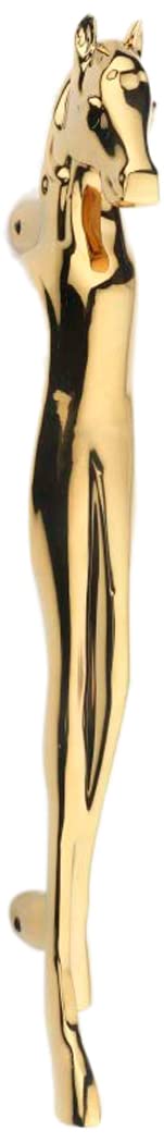 GLOXY ENTERPRISE 12 Inch Horse Shape Curved Door Handles for Main Door Handle Decorative Push & Pull Door Handle All Types of Doors for Home & Offices (Gold Finish, Pack of 1)-image-42