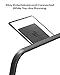 UREVO Walking Pad Handle Bar Only, Universal Compatible for Walking Pads 23.6'' Wide, Transform WalkingPad Into a Treadmill in Seconds, Easy Moving with Wheels, Quick Assembly, Sturdy Design, Black