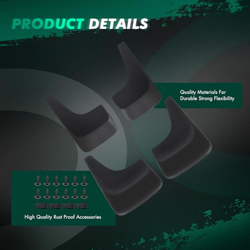 Image of SCITOO Mud Flap Compatible with 07 for Chevrolet Avalanche 150019213393,19213391