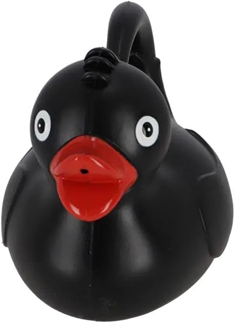 Esschert Rubber Duck Watering Can, 1.81 L, Plastic, Black image 4