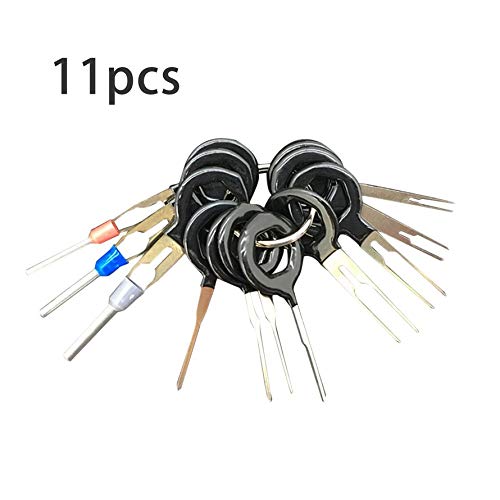 11pcs Car Terminal Removal Tool Kit Harness Wiring Crimp Connector Extractor Puller Release Pin Unlock Tool Picker Car Check