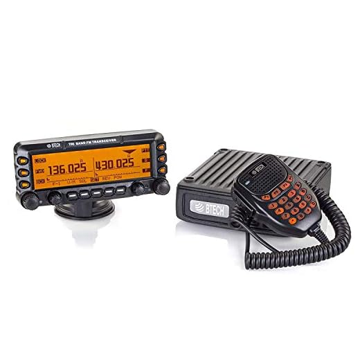 BTECH Mobile UV-50X3 50 Watt Tri-Band Radio: VHF, 1.25M, UHF, Amateur and Commercial Radio