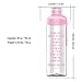 Artoid Mode 25oz Motivational Fitness Workout Sports Water Bottle with Time Marker & Measurements, Carbonation Friendly Dishwasher Safe and BPA Free