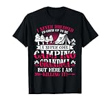 Camicia da campeggio nonna, divertenti camicie da campeggio nonna, idee regalo per la nonna in campeggio, regalo divertente per la nonna in campeggio, idee regalo per la nonna in campeggio