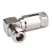 Rf Wire Coaxial Cable Terminal Copper Alloy Connector N Female Hexagon Soften Right Angle Clamp for Corrugated Copper 1/2 Ships from USA