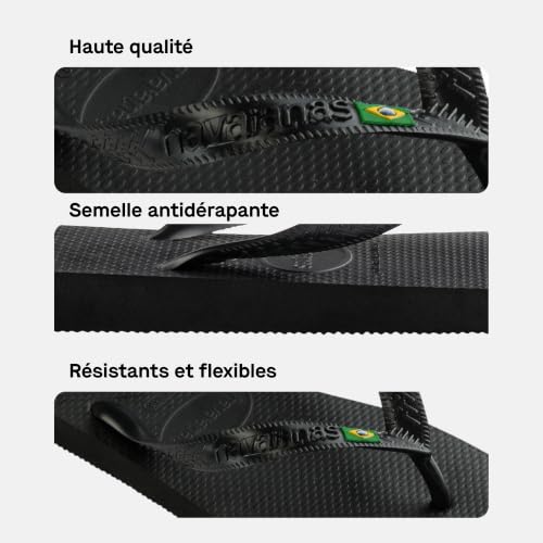 Havaianas - Top Brasil, Tongs Confortables, Résistantes Et Légères, Avec Semelle Antidérapante, Drapeau Brésilien Sur Les Lanières, Adultes, Unisexe – vue 6