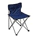 Produktbild Ln Außen Falten Outdoor-Freizeit-Stuhl Medium Stuhl Angeln Stuhl Strand/Zug Tragbare Klappstühle 100kg Last - Braun (Color : Darkblue)