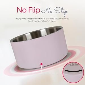 Stainless Steel Pet Bowl - Dog Food Bowl with Anti-Skid Bottom - Metal Cat Bowls - Water Bowl for Small, Medium, and Large Pets - Rust-proof and Dishwasher-Safe (Pink, 64 Oz/1900ml) Stainless Steel Pet Bowl – Dog Food Bowl with Anti-Skid Bottom – Metal Cat Bowls – Water Bowl for Small, Medium, and Large Pets – Rust-proof and Dishwasher-Safe (Pink, 64 Oz/1900ml)