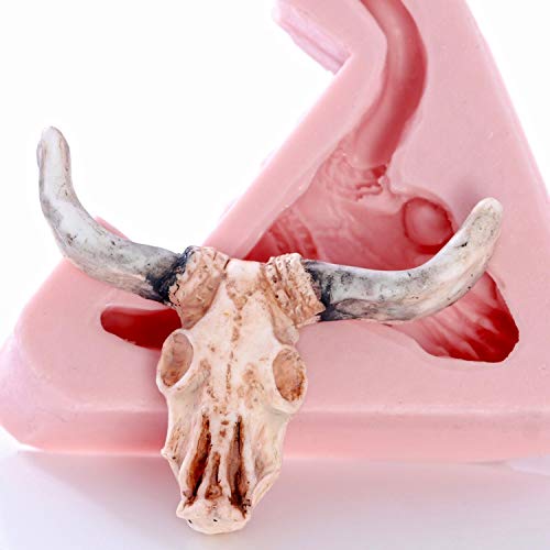 Generic Steer Skull Silicone Food Safe Mold for Chocolate, Candy, Fondant, Craft Resin, Clay, Jewelry