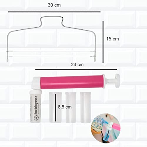 Kit Confeiteiro Pulverizador De Bolo + Formas + Bicos + Saco
