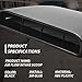 KATUR Universal Car Decorative Air Flow Intake Hood Scoop Vent Turbo Bonnet Cover Black