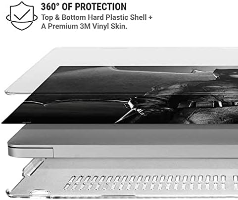 Skinit Case + Skin Compatible with MacBook Air 13in (2020) - Officially Licensed Warner Bros Batman Justice League Design