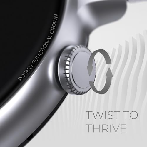Image of beatXP Evoke Neo 1.43 inch Super AMOLED Display Bluetooth Calling Smart Watch, 466 * 466px, 800 Nits, 60Hz Refresh Rate, 100+ Sports Modes, 24 /7 Health Tracking, AI Voice Assistant, IP67