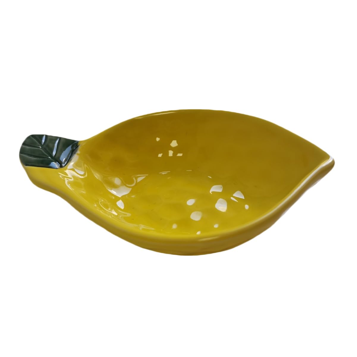 PRETYZOOM Ceramic Sauce Serving Dish Unique Fruit-shaped Condiment Plate for Dipping Seasoning and Sauces Decorative for Home Use Space-saving Design