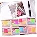 STOBOK 20pcs Index Card Pocket Card Sleeves Pocket Protector Label Holders for Storage Bins Adhesive Pockets Adhesive Clear Card Holder Sticker Organizer Storage Sticky Pocket