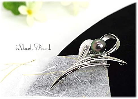 SV925タヒチ黒蝶パールブローチ