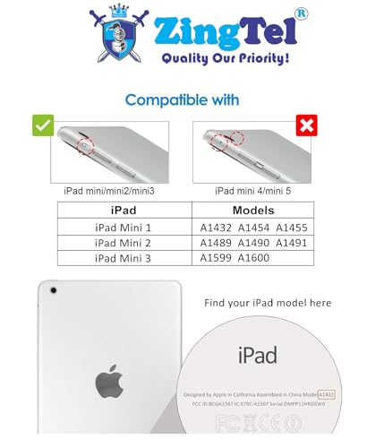 Image of Screen Guard Designed For iPad Mini (2012), Mini 2 (2013), Mini 3 (2014) 7.9 inch Nano Fiber Tempered Glass Screen Protector Flexible, HammerProof & Shatterproof