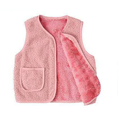 Toddler Children Girls Boys Solid Warm Thick Spring Winter Sleeveless Vest Clothes Coat 3t Girls Clothes Fall/Winter2