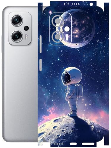 Image of AtOdds - Full Body Back Screen Guard Protector Film - Lamination Wrap Skin Sticker Compatible with REDMI K50i (5G) | Scratchproof Matte Finish (Moon)