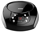 Sylvania Portable CD Boombox with AM/FM Radio (Black)
