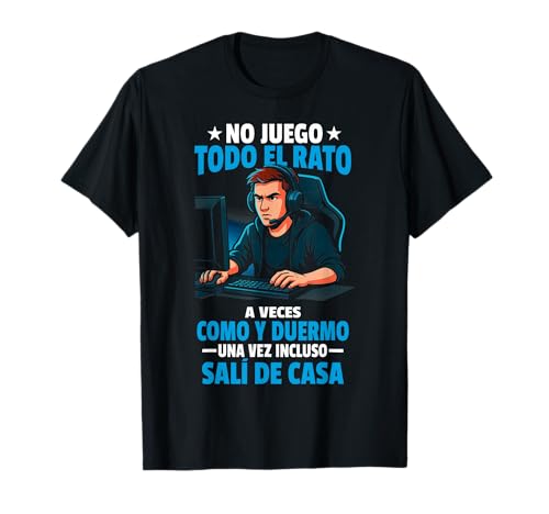 No Juego Todo el Rato Gamer Friki Divertido Videojuegos Camiseta