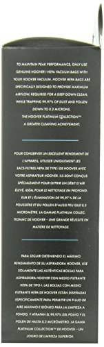 Hoover Vacuum Cleaner Bags for Platinum Canister Vacs, Pack of 2, Type I - image 3