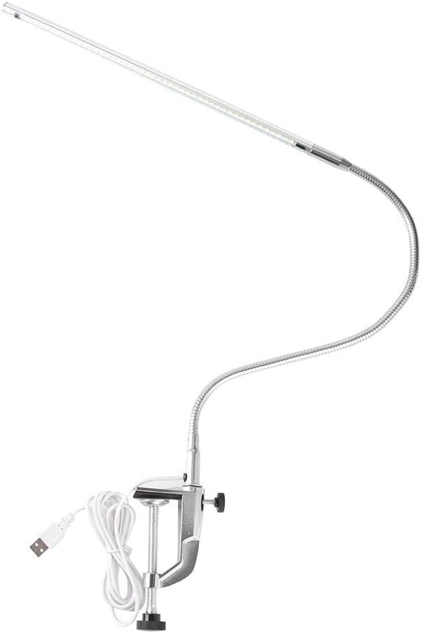 Desk Light with Clamp, Manicure Lamp Clip Table Lamps, LED Clip Light USB Desk Light for Manicure Office Home