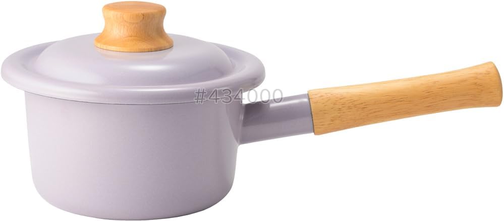 Fuji Hollow Cotton Plus Milk Pan, 5.5 inches (14 cm), Purple CTP-14M.PU