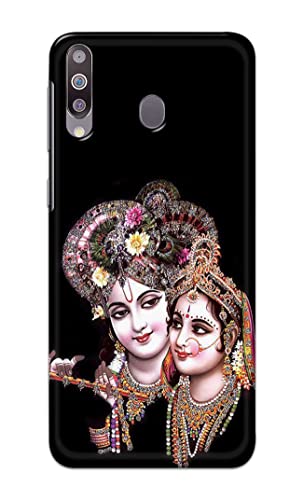 Image of PRINTFIDAA� Printed Hard Back Cover Case for Samsung Galaxy M30 Back Cover (Radha Krishna) -2808