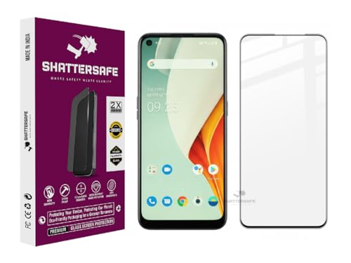 Image of Oleophobic Tempered Glass Screen Protector Compatible For Oneplus Nord N10 [Pack of 1]. Edge To Edge Full Screen Protection With Easy Installation Kit & Case Friendly Fit.