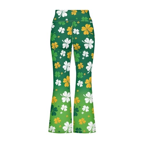 Tongluoye Girls Yoga Pants Size 5-14 Athletic Bell Bottom Leggings High Waisted Flare Leg Pants for Dance Workout Running2