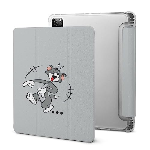 トムとジェリー IPAD Pro 2020/IPAD 2020/IPAD 2020 AIR 4/IPAD Pro 2021 ケース 2020 極薄 落下衝撃保護 角度調節可能なスタンド 2020&2021 ipad 軽量 シルク手触り Amiabout 三