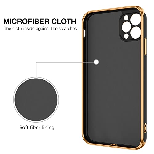 Bentoben Iphone 11 Pro Case, Phone Case Iphone 11Pro 5.8", Slim Fit Cute Butterfly Design Kickstand Ring Holder Shockproof Protection Soft Tpu Bumper Drop Protective Girls Women Boys Men Cover, Black #TOP7