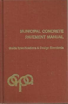 Hardcover Municipal Concrete Pavement Manual Book