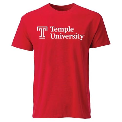 Barnesmith Temple University Owls Short-Sleeve T-Shirt, Heritage, Red, XX-Large