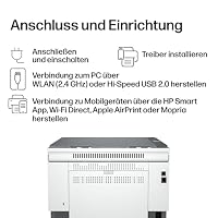 HP LaserJet MFP M234dw Multifunktionslaserdrucker, Schwarzweiß, 3-in-1 Drucker, Scanner, Kopierer, WLAN, LAN, Duplex, Airprint, 29 S/Min – Ansicht 6